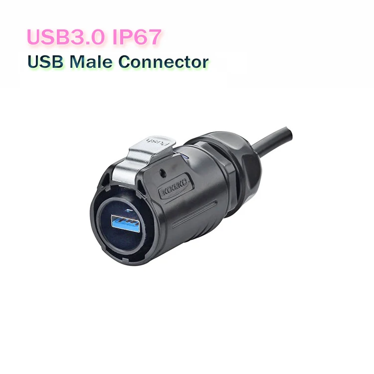 Водонепроницаемые разъемы IP67 USB3.0/водонепроницаемый разъем USB3.0 +