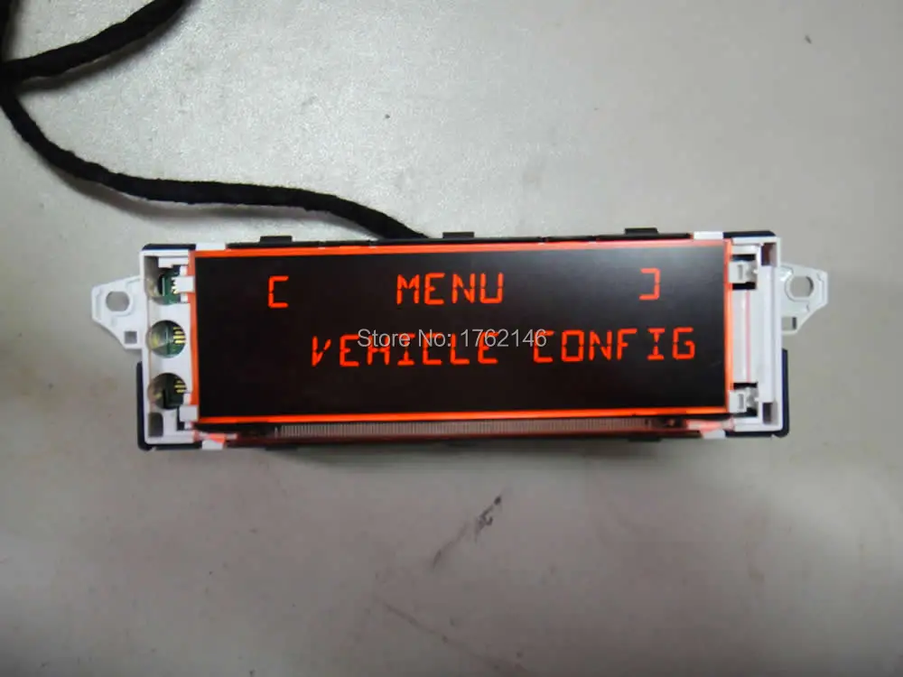 Оригинальный Автомобильный экран с поддержкой USB Красный дисплей для Peugeot 307/408