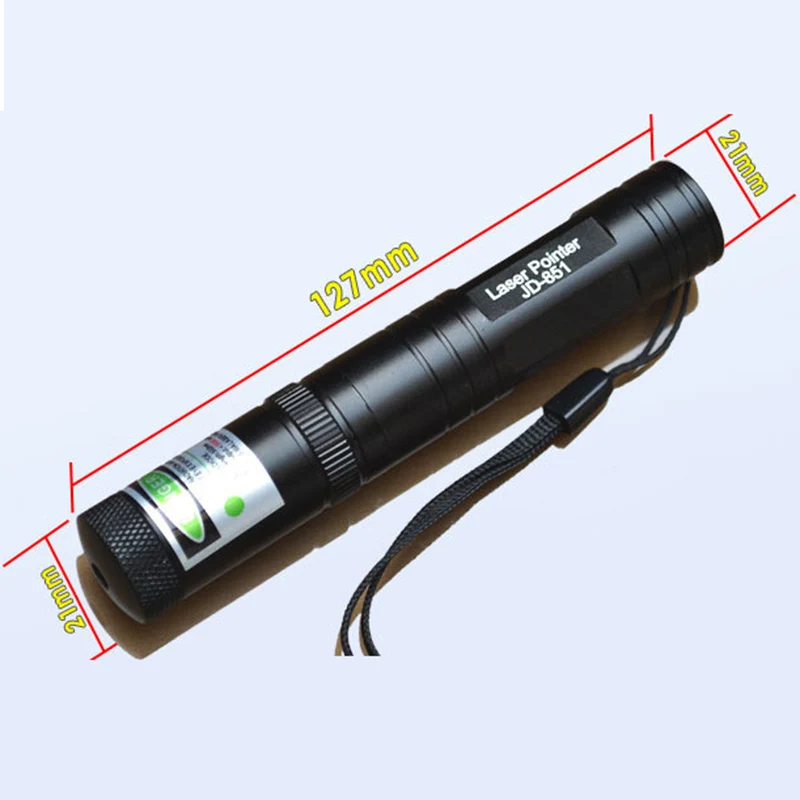 Охотничий зеленый лазерный прицел 532nm Lazer мощный 851 лазеры указка 16340 батареи +