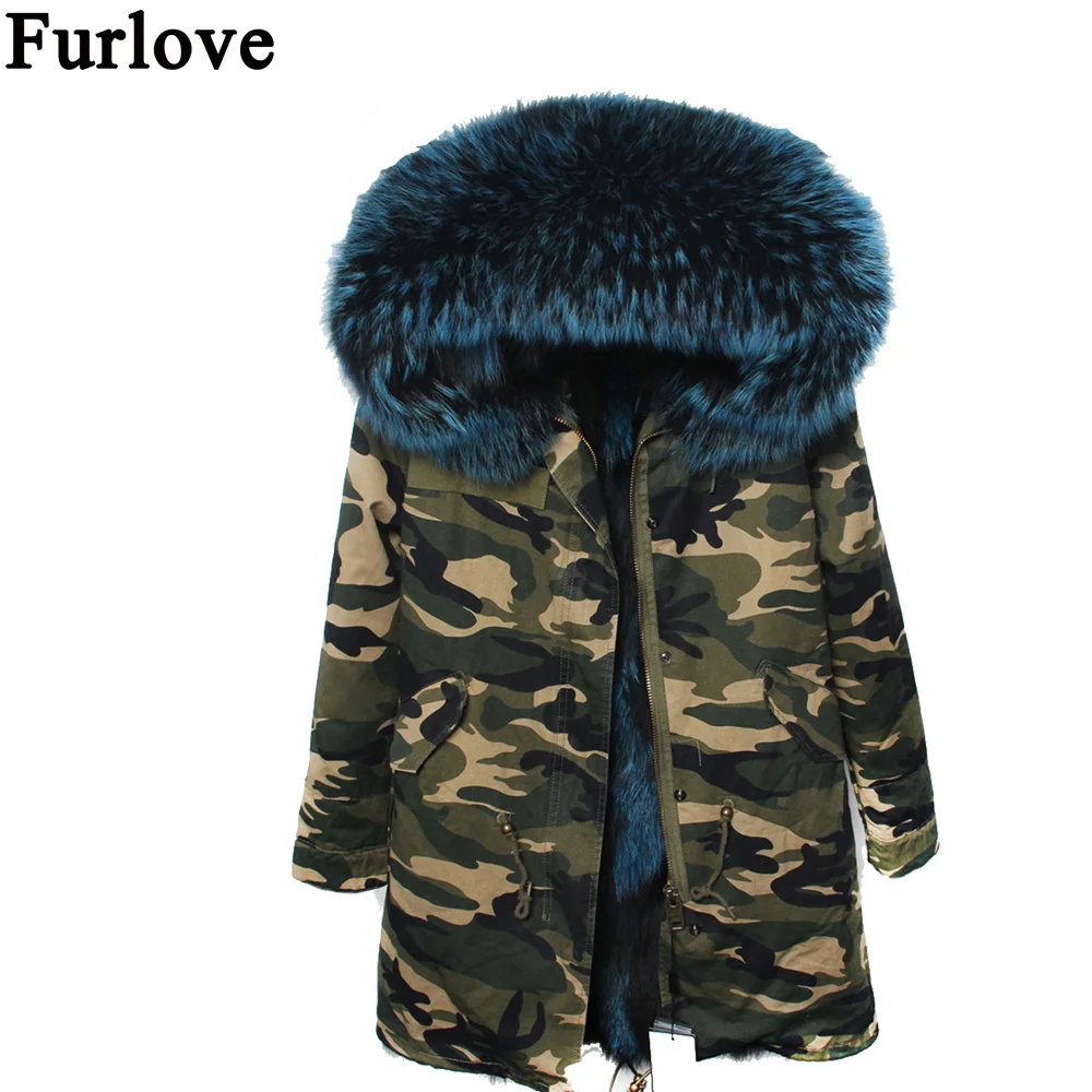 Furlove/Лидер продаж парки для женщин зимняя теплая парка с подкладкой из