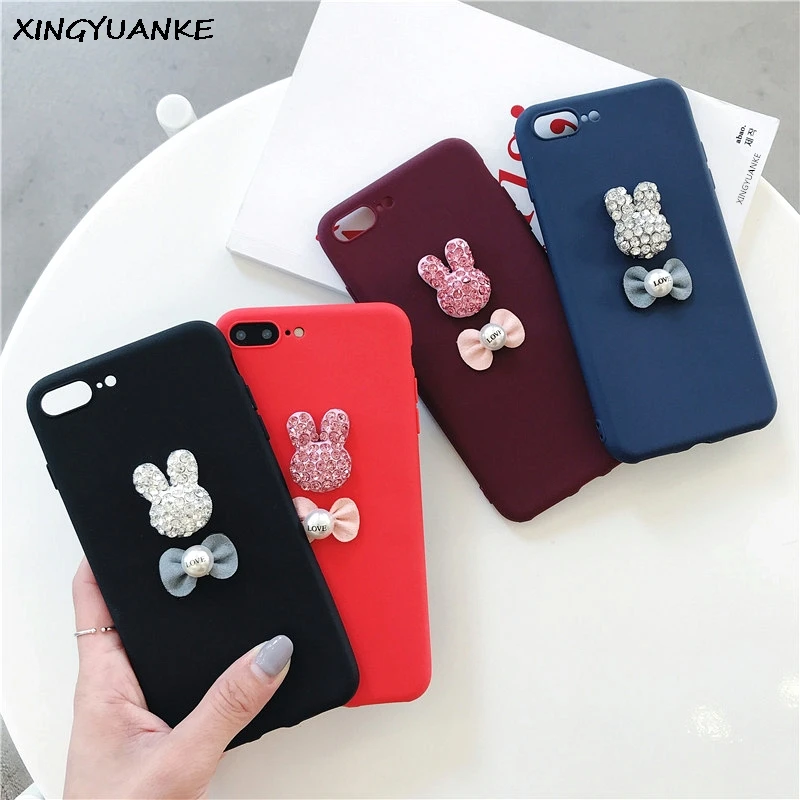 XINGYUANKE 3D Роскошный Блеск Алмазный чехол для Nokia 2 3 5 6 2018 милый мультфильм Coque 7 8 9