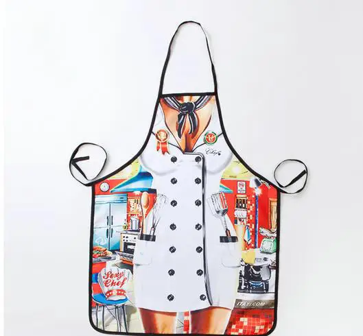 

Freeshipping 2pcs 2022 new Women Kitchen Cooking Apron Funny Novelty Party Apron