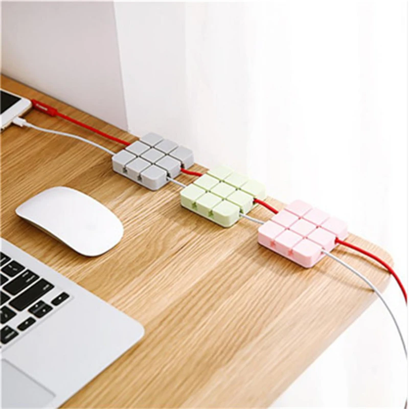 Line Plug Storage Rack Desktop self-adhesive Fixed Clip Fixing Device Holder Silicone 2019 Fashion | Дом и сад