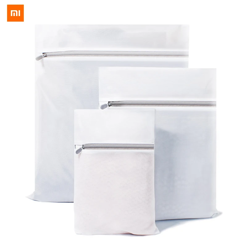 3 шт./компл. Xiaomi Youpin qualitell Прачечная сумка белый предотвращает запутывание уменьшают износ мыть и сушить и организовать