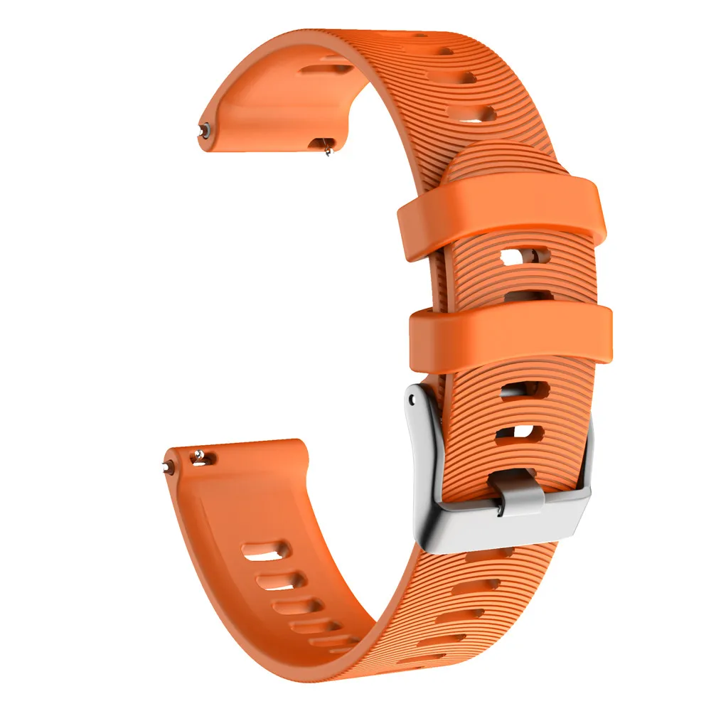 Orange Ремешок для часов Garmin Forerunner 245/245 M/Vivoactive 3 Мягкие силиконовые умные часы полосы для Forerunner 645 музыкальные браслеты - Цвет ремешка: Orange