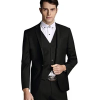 2017 New Design mens stage wear costume homme mariage Formal Wedding Groom black Suits grey Men Suit Tuxedos Coat+Vest+Pant