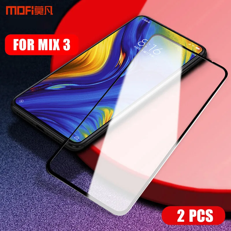 Защитное стекло закаленное MOFi для Xiaomi mi mix 3 mix3 6 39''|Защитные стёкла и плёнки