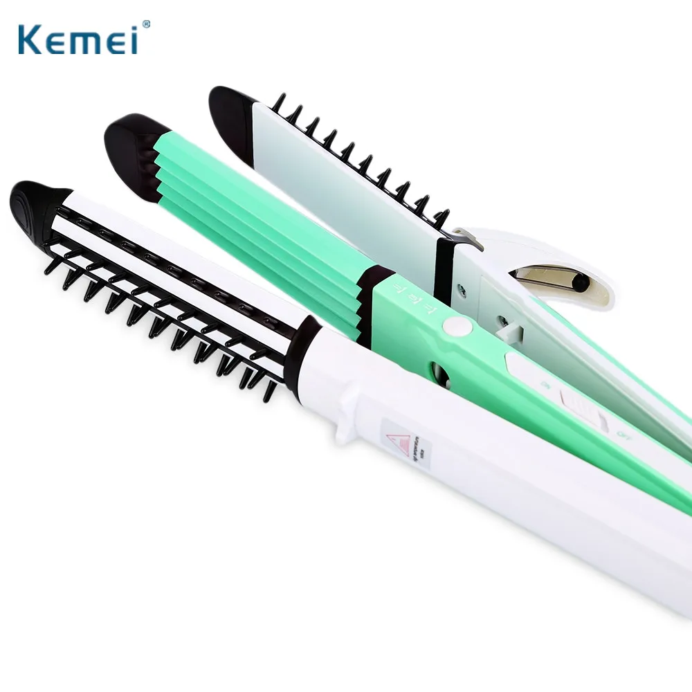 Kemei км 19112 Портативный 220 В 3 в 1 керлинг Электрический Уход за волосами Стайлинг