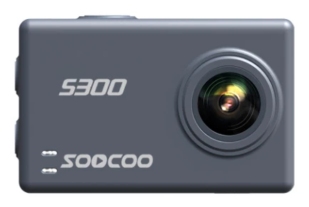 SOOCOO S300 4K 30fps 1080P 120fps Экшн-камера 2,35 дюймов сенсорный экран Bluetooth пульт дистанционного управления Водонепроницаемая Wifi спортивная видеокамера - Цвет: Серый