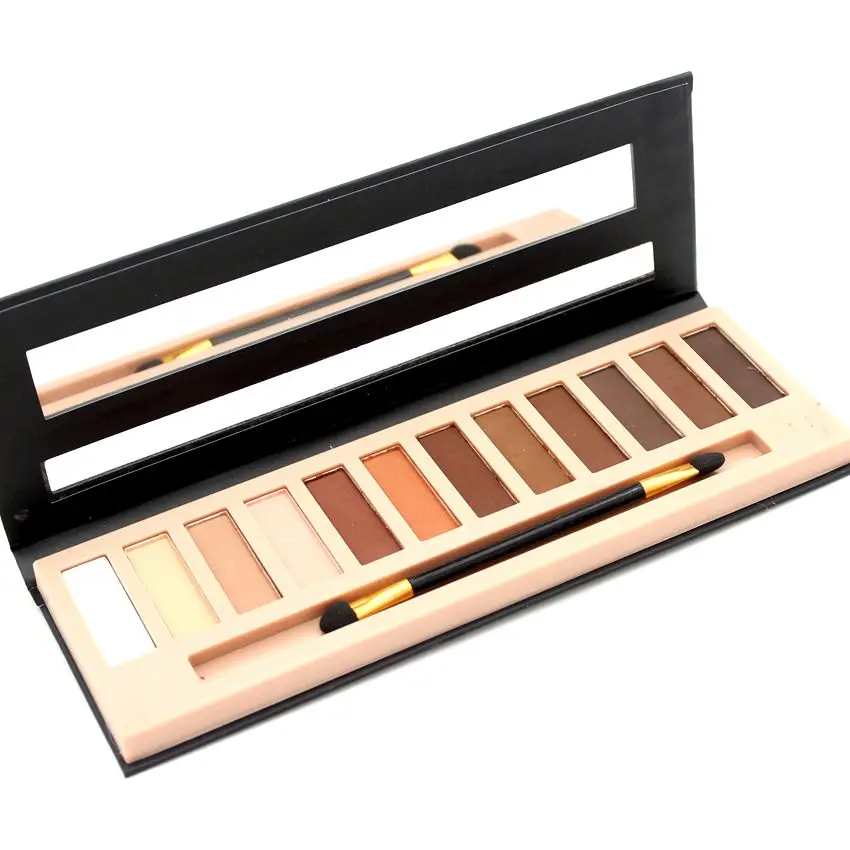 Pro 12 Colors Shimmer Or Matte Eyeshadow Makeup Palette Long Lasting Eye Shadow Natural Nude Cosmetics With Brush |