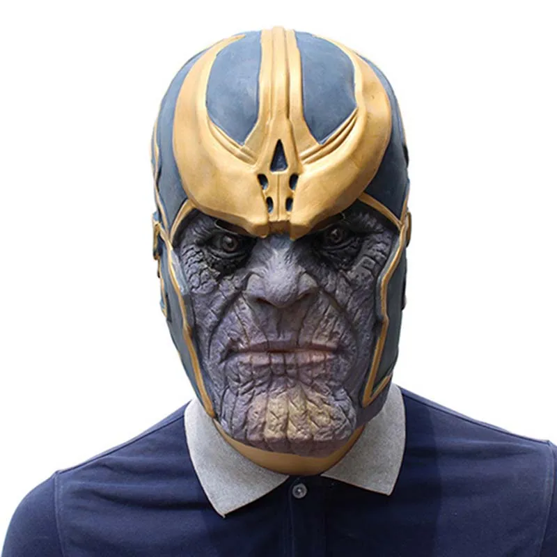 Only Mask Marvel Мстители Бесконечность ВОЙНЫ ЖЕЛЕЗНЫЙ ЧЕЛОВЕК перчатка Led супергерой Железный человек Тони Старк перчатки фигурка Коллекционная модель Косплей Костюм игрушка - Цвет: Only Mask