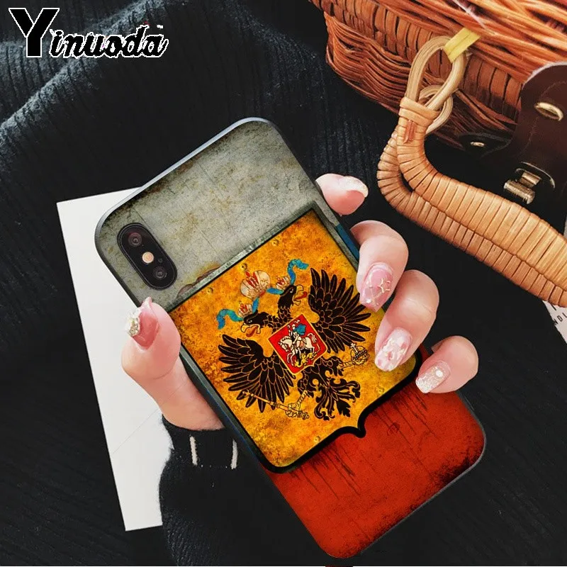 Yinuoda Armenia российский флаг эмблема герб чехол для телефона Fundas iPhone 6S 6plus 7 7plus 8 8Plus X Xs
