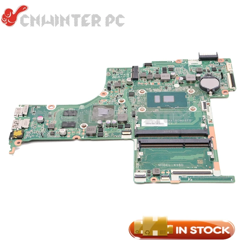 NOKOTION материнская плата для ноутбука HP Pavilion 15 AB 15T AB528TX Материнская SR2EY i5 6200U 940 м 2 Гб