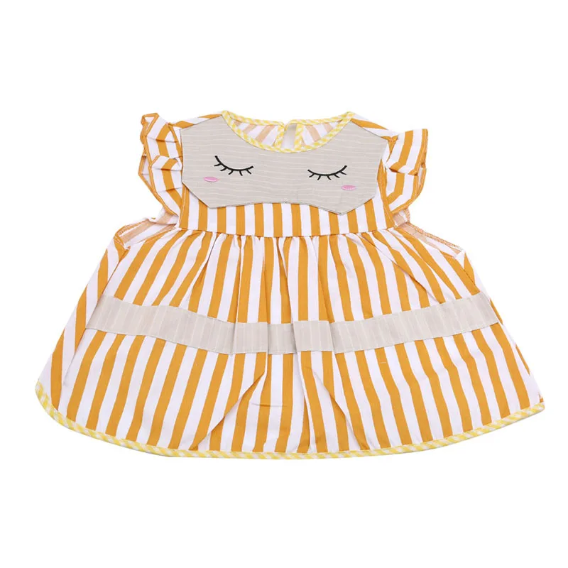 Полосатые детские Чехлы для кормления водонепроницаемый передник с длинными