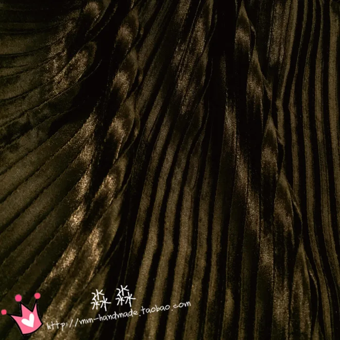 1 шт. осенняя одежда ткани темно кофейного цвета чувствительные плиссированные