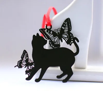 Милая книга металлическая маркировка Закладка картонный конверт сумка для