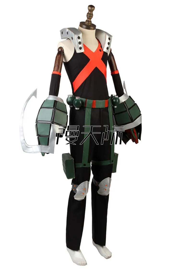 [Настроить] Аниме Boku no MY HERO Academy Bakugou катсуки Военная униформа косплей костюм, полный набор костюм на Хэллоуин для мужчин
