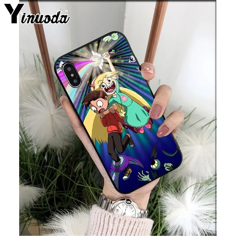 A11 Yinuoda Star vs the Forces of Evil Силиконовый ТПУ мягкий черный чехол для телефона для Apple iPhone 8 7 6 6S Plus X XS MAX 5 5S SE XR - Цвет: A11
