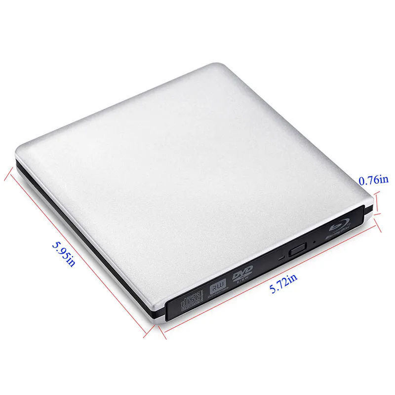 Внешний USB 3 0 Blu Ray привод 3D Bluray плеер DVD BD ROM RW записывающая горелка для ноутбука Apple