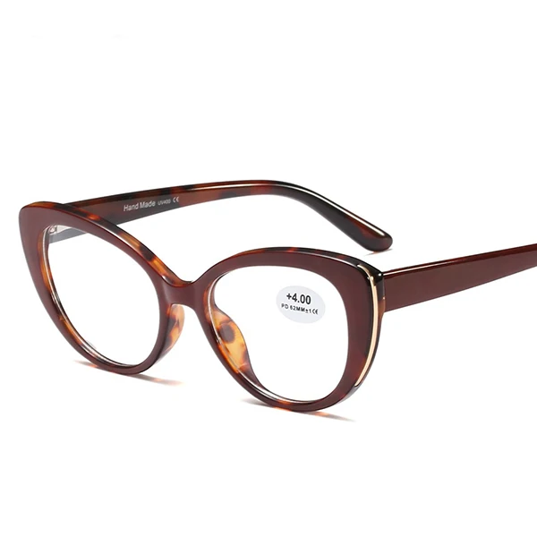 2019 новые модные очки для чтения кошачий глаз женщин и мужчин 50 + 100 150 200 250 300 350 400