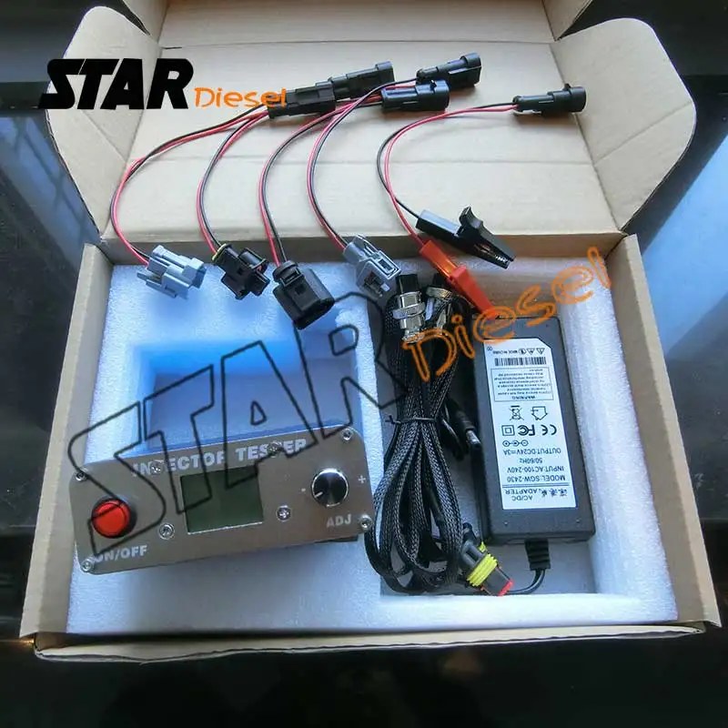 

STAR CR Injector Tester for Bosch Denso Delphi Electromagnetic Piezo Injector Fuel CRI800 Injector USB 110V&220V Pizeo S0248