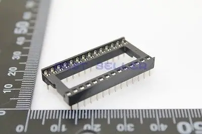 

100 шт. 28Pin DIP SIP ИС адаптер припоя тип широкий