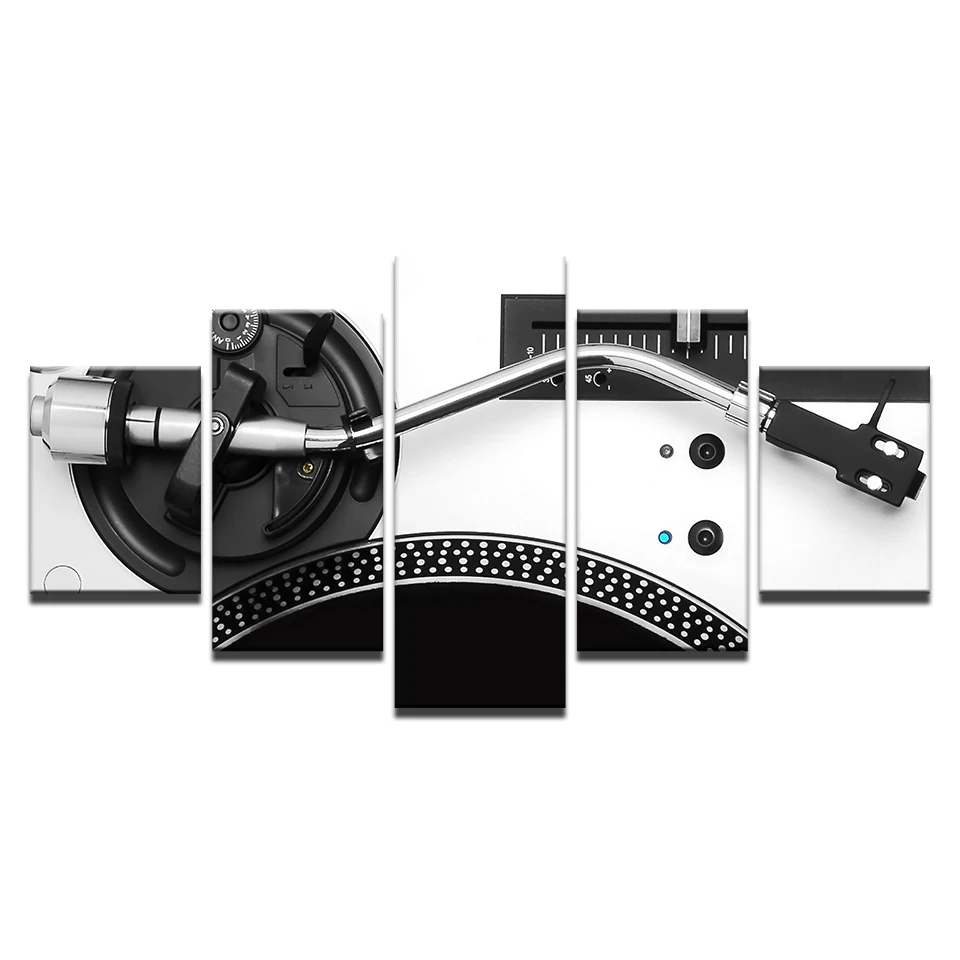 Модульная Pictures Home Decor холсте HD печать 5 шт. музыка DJ консоль инструмент Смеситель