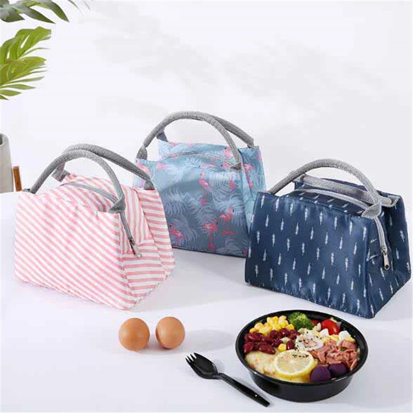 

Portable Insulated Thermal Cooler Bento Lunch Box Tote Picnic Storage Bag Pouch Lunch Bags Icepack Container School Food Bags