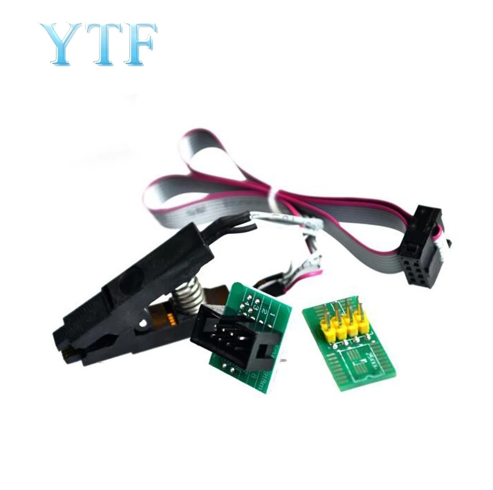 SOIC8 SOP8 тестовый зажим для EEPROM 93/25 /24Cx программирование в цепи + 2