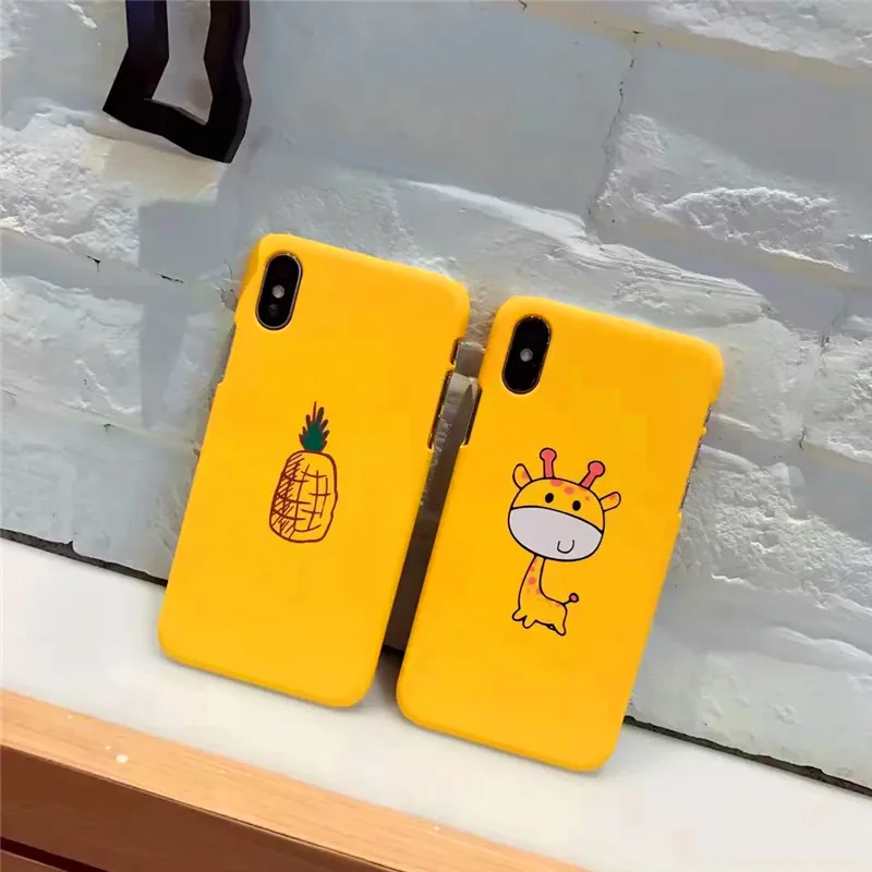 Симпатичный мультяшный олень чехол для телефона iphone 7 6 S 8 Plus X XR XS MAX забавная