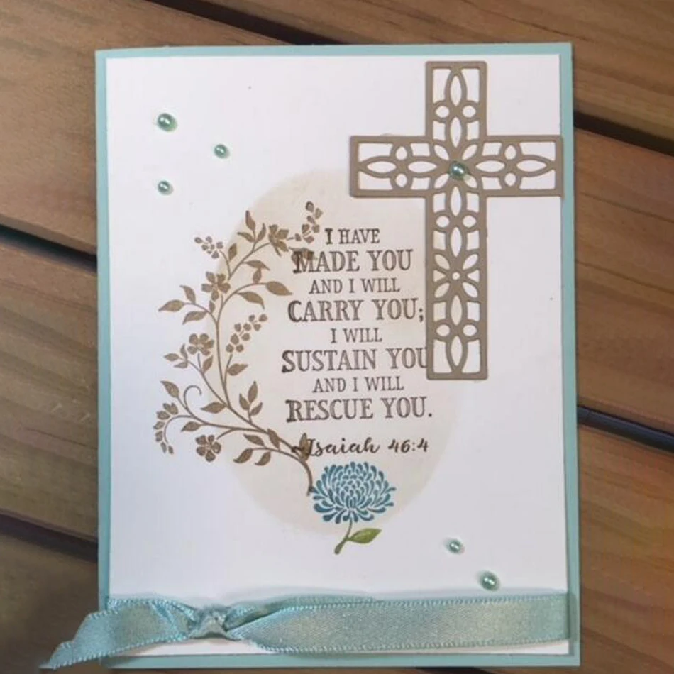 Новый дизайн металлические режущие штампы высечки 7 шт. кружева кресты молитва