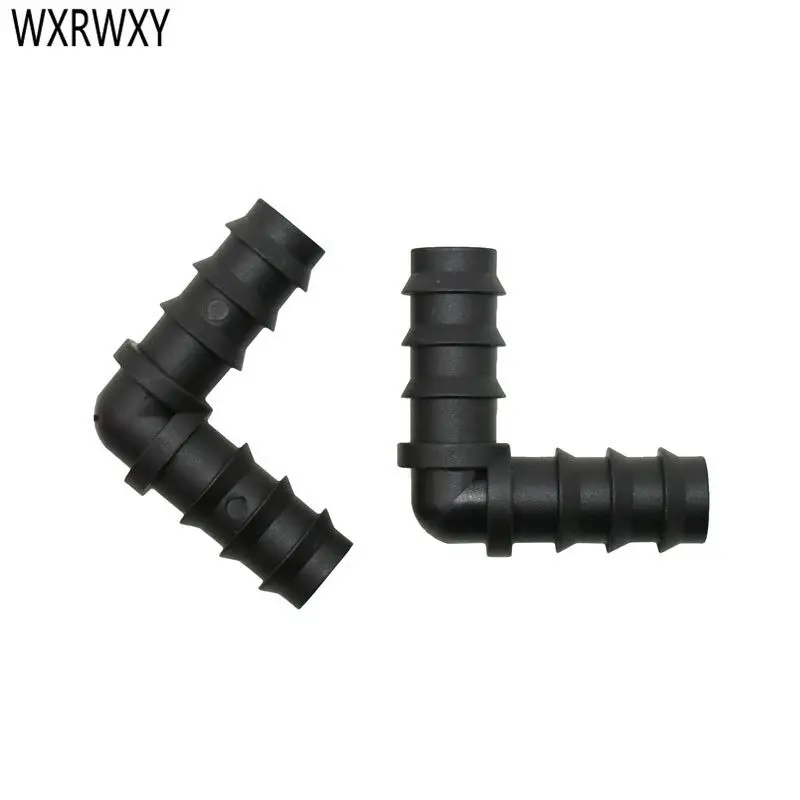 Elbow Connector 16mm Hose Barb Knee Bending Joints 90 Degrees 3-way Irrigation Connector Repair Joint 7pcs