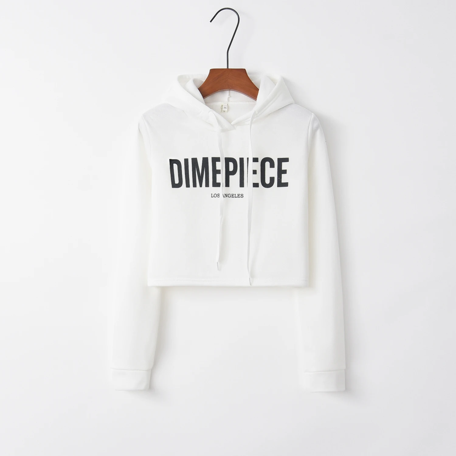 2016 осень и зима DIMEPIECE с буквенным принтом капюшоном флис короткие длинная худи
