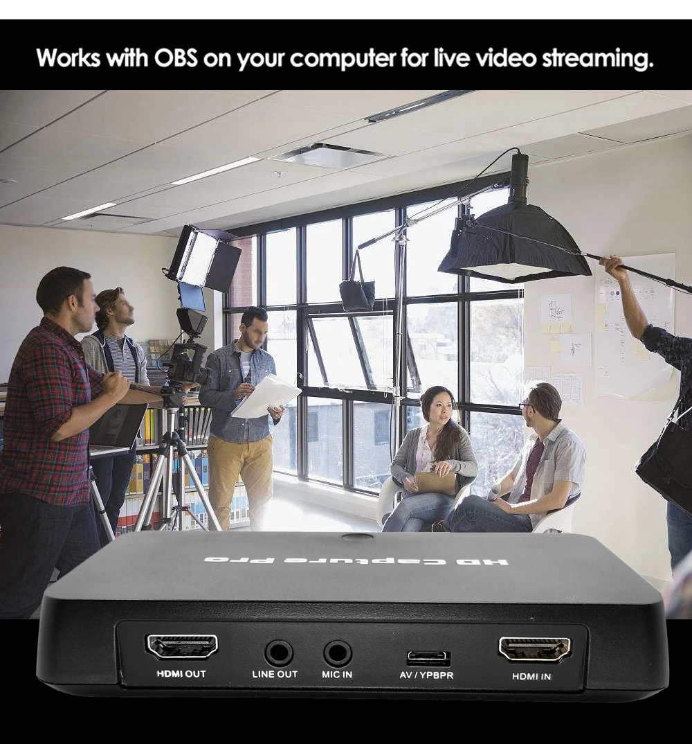 Ezcap295 HD 1080P видео игра захват рекордер USB 2,0 карты воспроизведения с пультом дистанционного управления для Xbox 360 Xbox One PS4 приставка