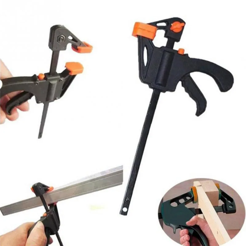 NewQuick Деревообработка клип DIY Плотницкие Quick Release бар зажим практические 4 дюймов