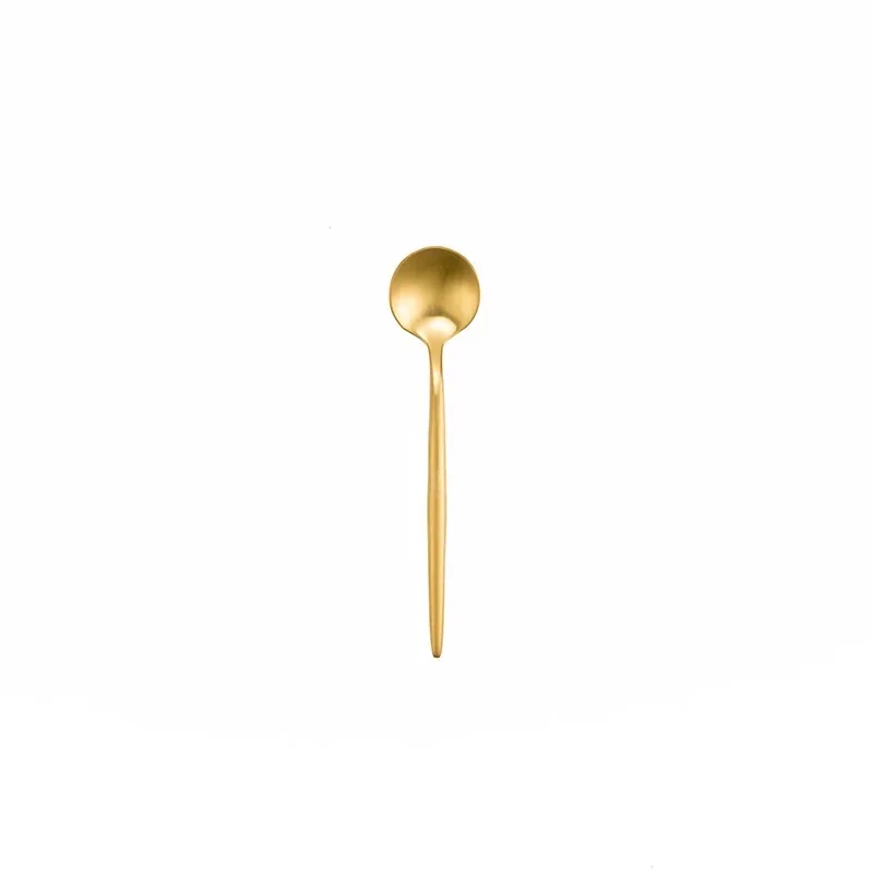04 Tea spoon 304 столовый набор из нержавеющей стали, столовые приборы, роскошный нож, вилка, ложка, десерт, столовая посуда, Западная еда, столовое серебро, кухонная посуда - Цвет: 04 Tea spoon