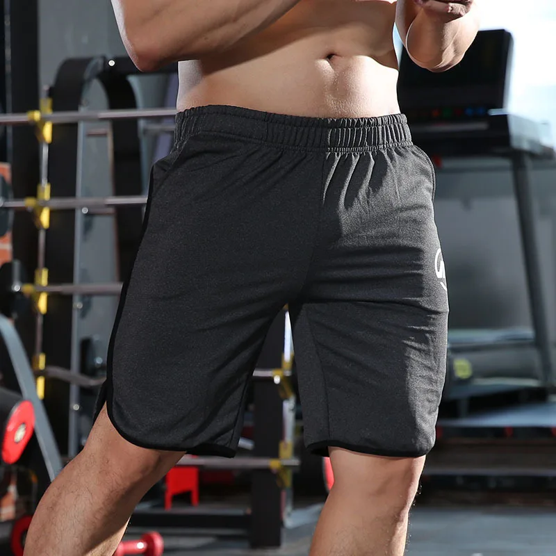 New Men Fitness Bodybuilding Shorts Man Summer Gyms Workout Male Breathable Mesh Quick Dry Sportswear Jogger Beach Short Pants
