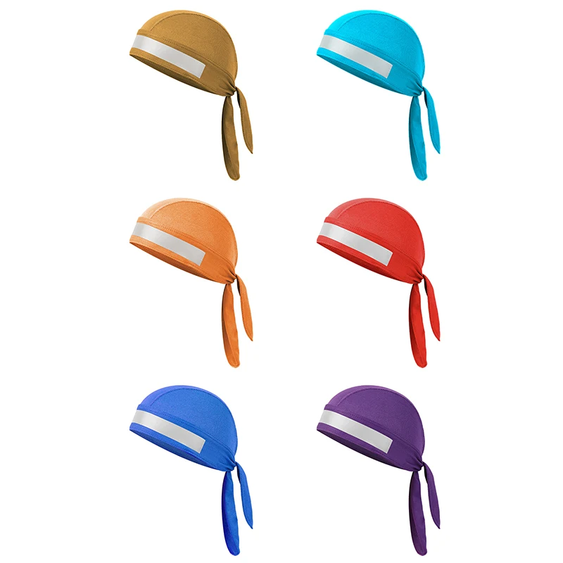 

Quick Dry Pure Cycling Cap Head Scarf Summer Men Reflective Running Riding Bandana Headscarf Ciclismo Pirate Hat Hood Headband