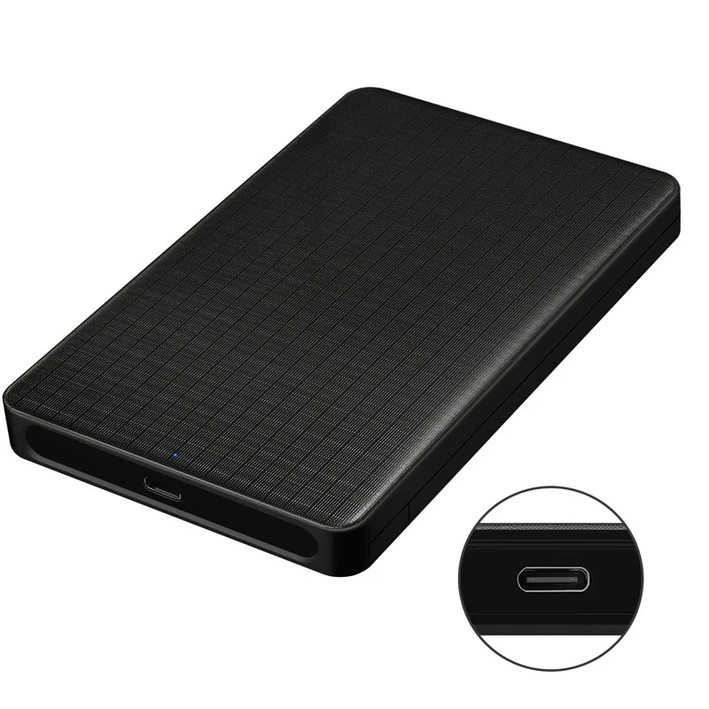 2 5 дюймовый USB3.1 USB 3.1 Type C SATA Hd бокс SSD HDD внешний жесткий диск корпус черный чехол