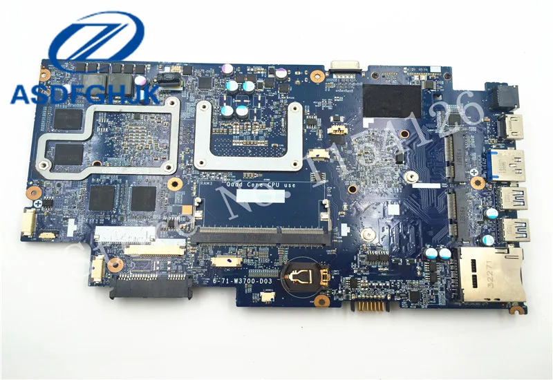 Материнская плата для ноутбука clevo W350ET Raytheon Hasee K590S I7 материнская 6 71 W3700 D03 DD3RL