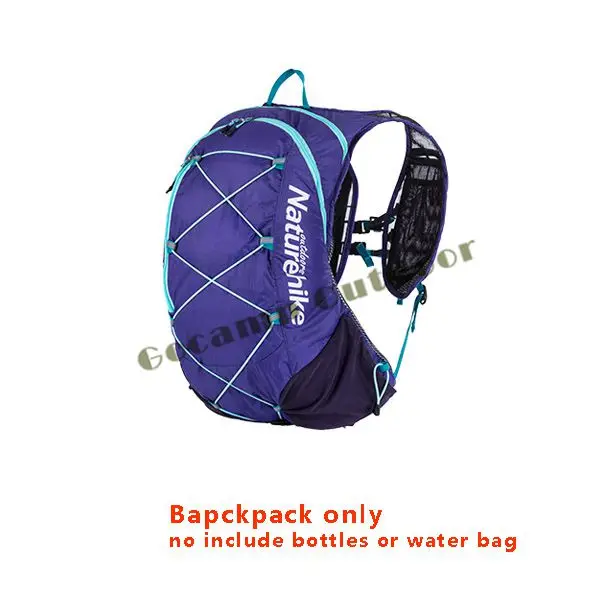 purple backpack only Naturehike Открытый гидратации пакет бег рюкзак Велоспорт сумка походная сумка для воды легкий NH18Y002-B - Цвет: purple backpack only