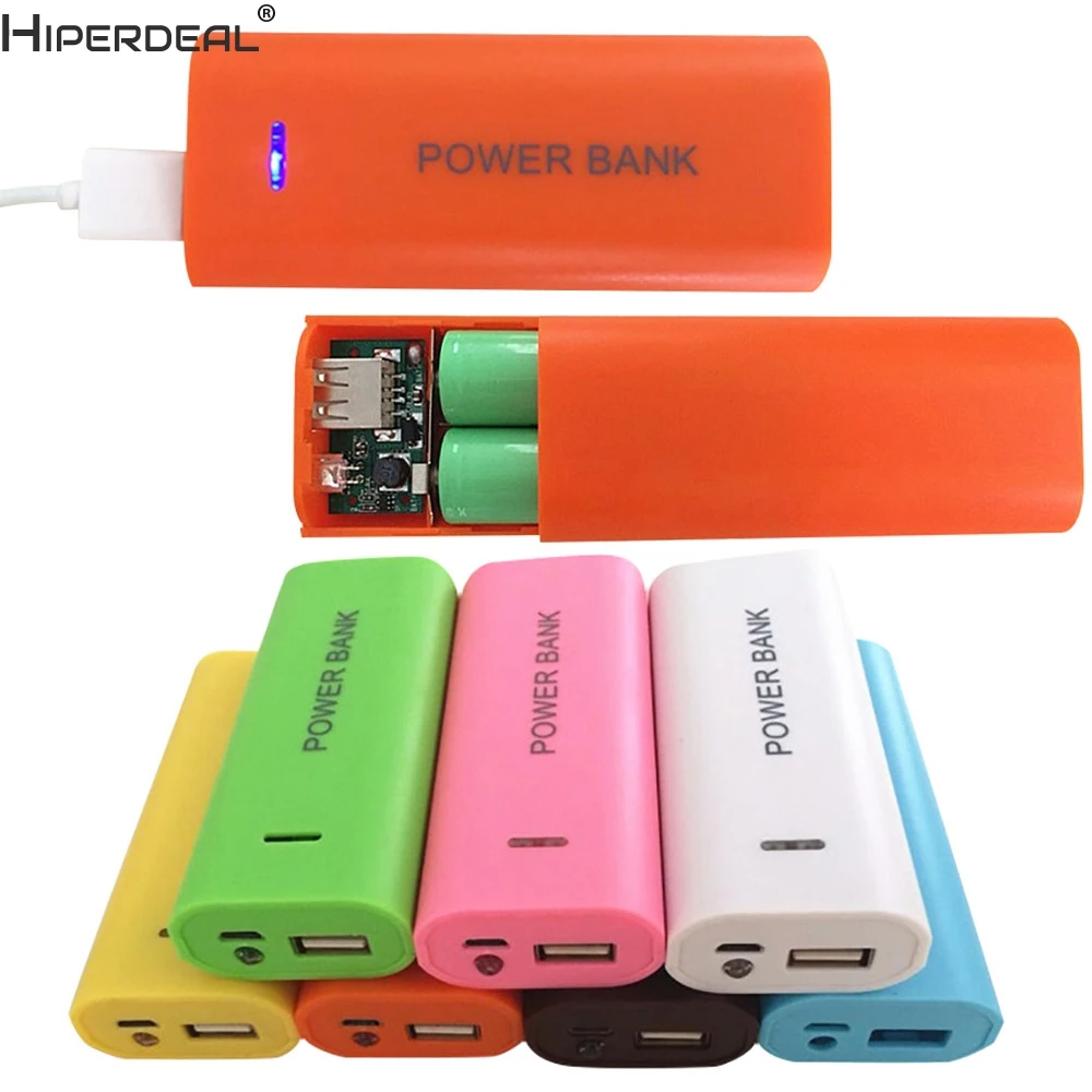 Внешний аккумулятор HIPERDEAL зарядное устройство 18650 мАч 2x5600 с USB-портом для iPhone |