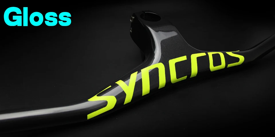 Syn Custom Champion MTB велосипедный руль/Riser-17 градусов однообразный Интегрированный руль 3K Глянец или матовое карбоновое волокно Avi