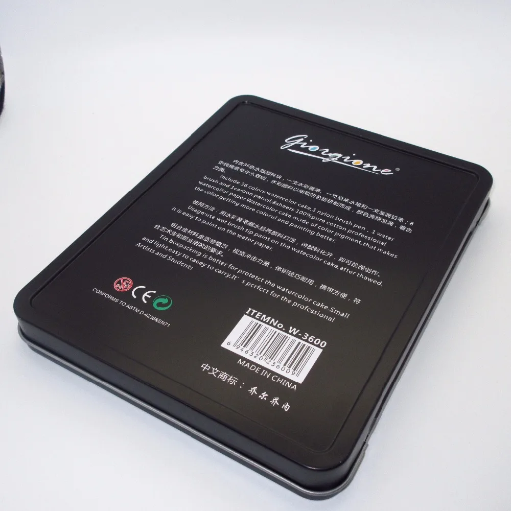 Профессиональные твердые фотощетки 36 цветов карандаш с древесным углем 8 шт.