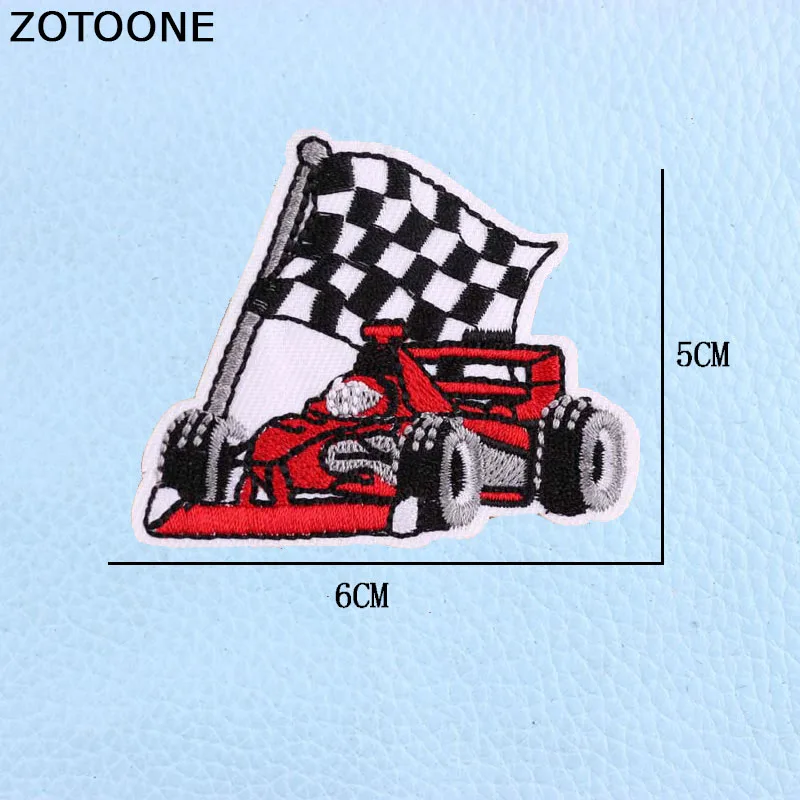 ZOTOONE крутые различные Мультяшные автомобильные нашивки для детей утюжок на