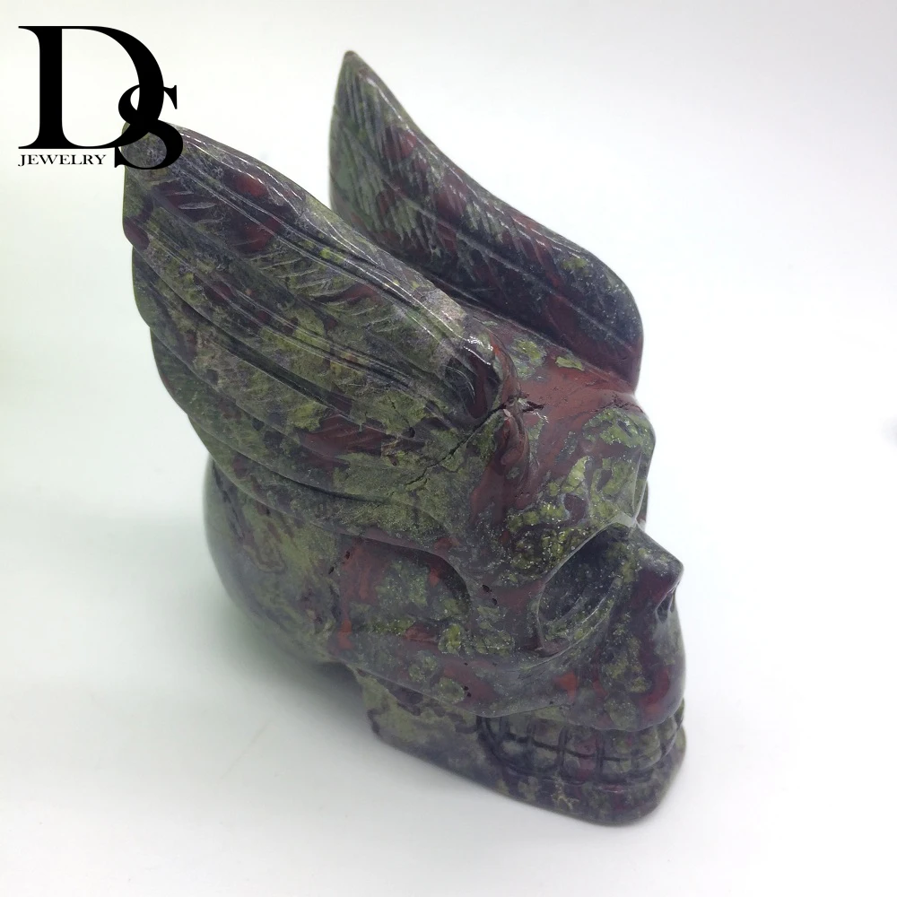 Природные камни в виде дракона и крови 3 дюйма искусственный кристалл демон Крыло