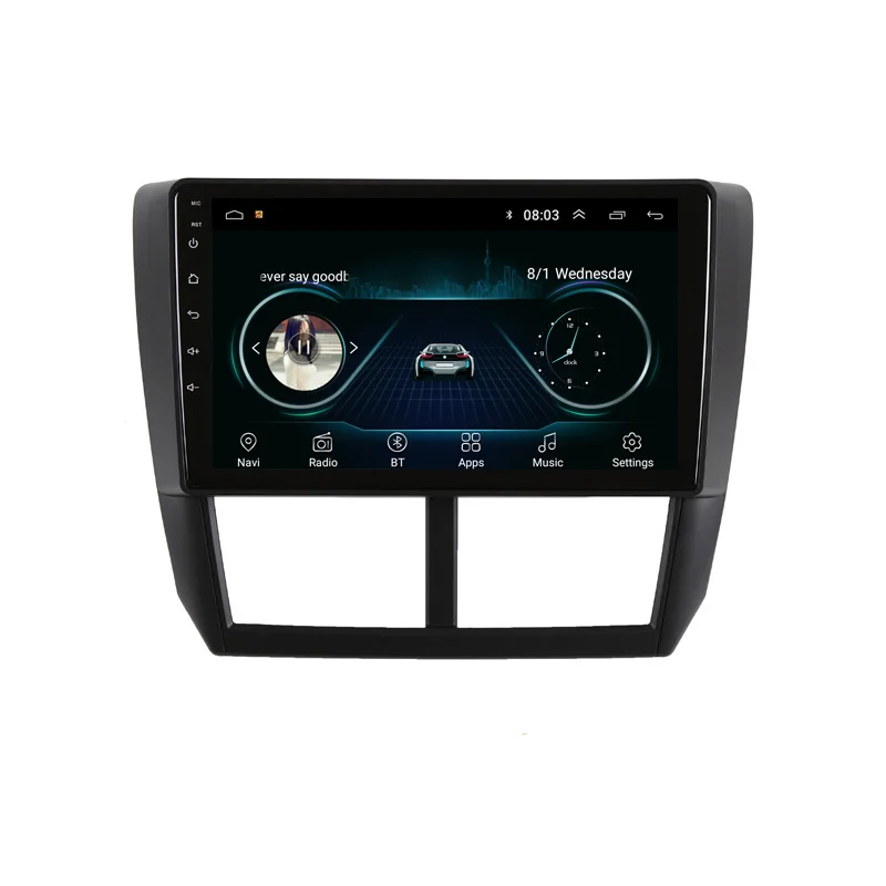 9 &quot2.5D Android 8 1 автомобильный DVD gps плеер для Subaru Forester 2008 2009 2012 радиоприемник стерео