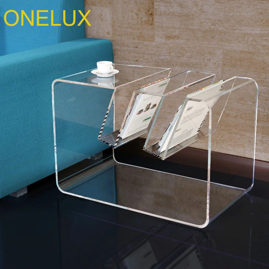 Акриловый волнистый журнальный столик Lucite гостиная/Журнал/боковые/диванные