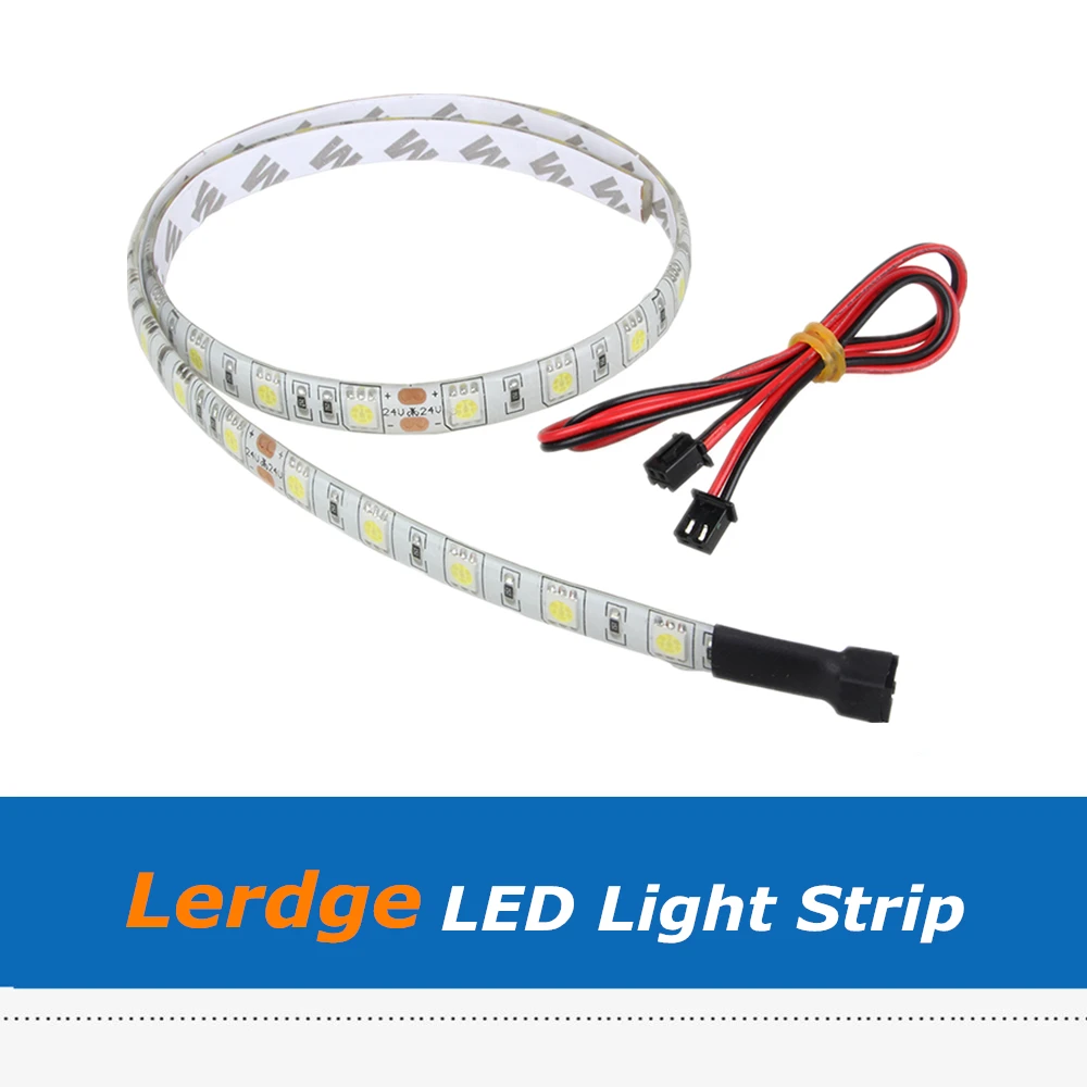 1 шт. 3D принтеры часть Lerdge X 12V 24V 60 см белый светильник Светодиодные ленты с кабелем