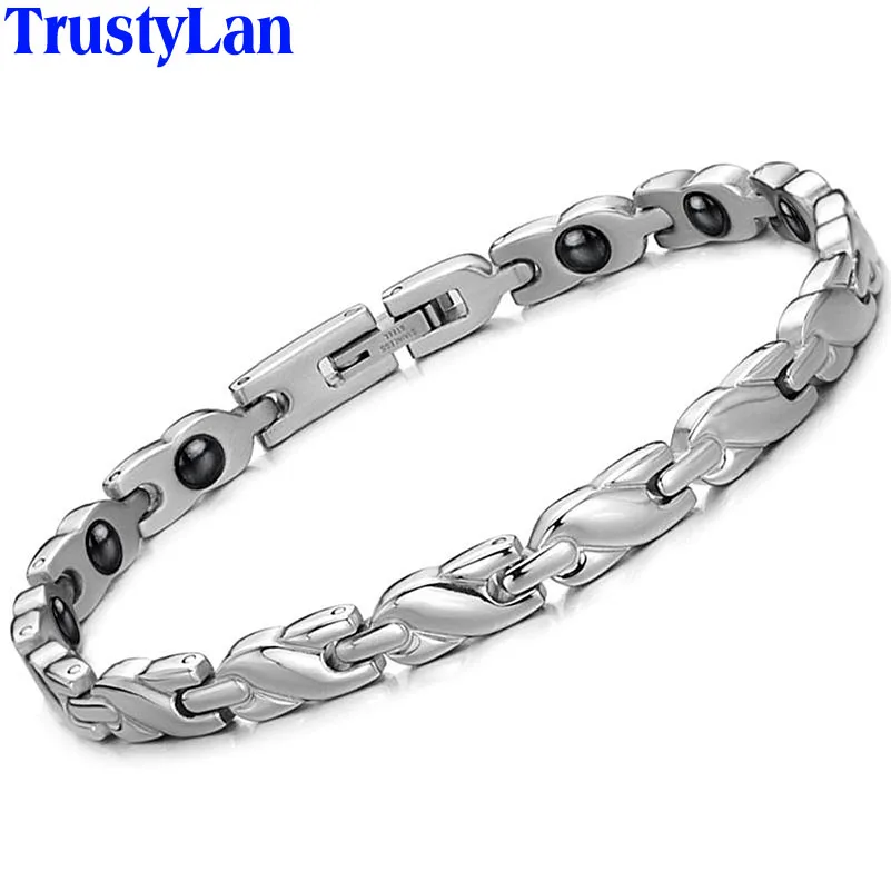 Женский магнитный браслет TrustyLan с цепочкой для укрепления здоровья|wristband for